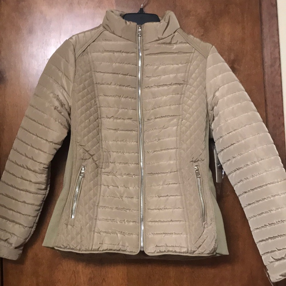 YMI fur lined jacket. Size large. NWT